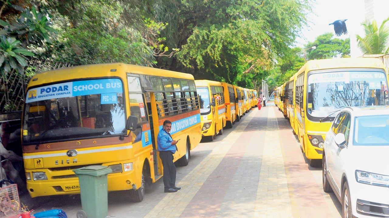 Podar group of schools suspends driver, contractor over ‘untraceable’ bus