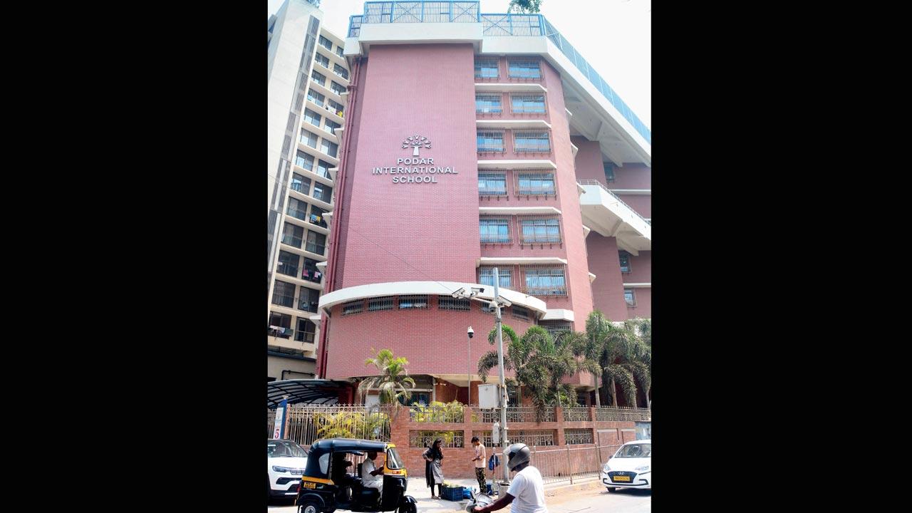 Podar International School at Santacruz West. Pics/Sameer Markande