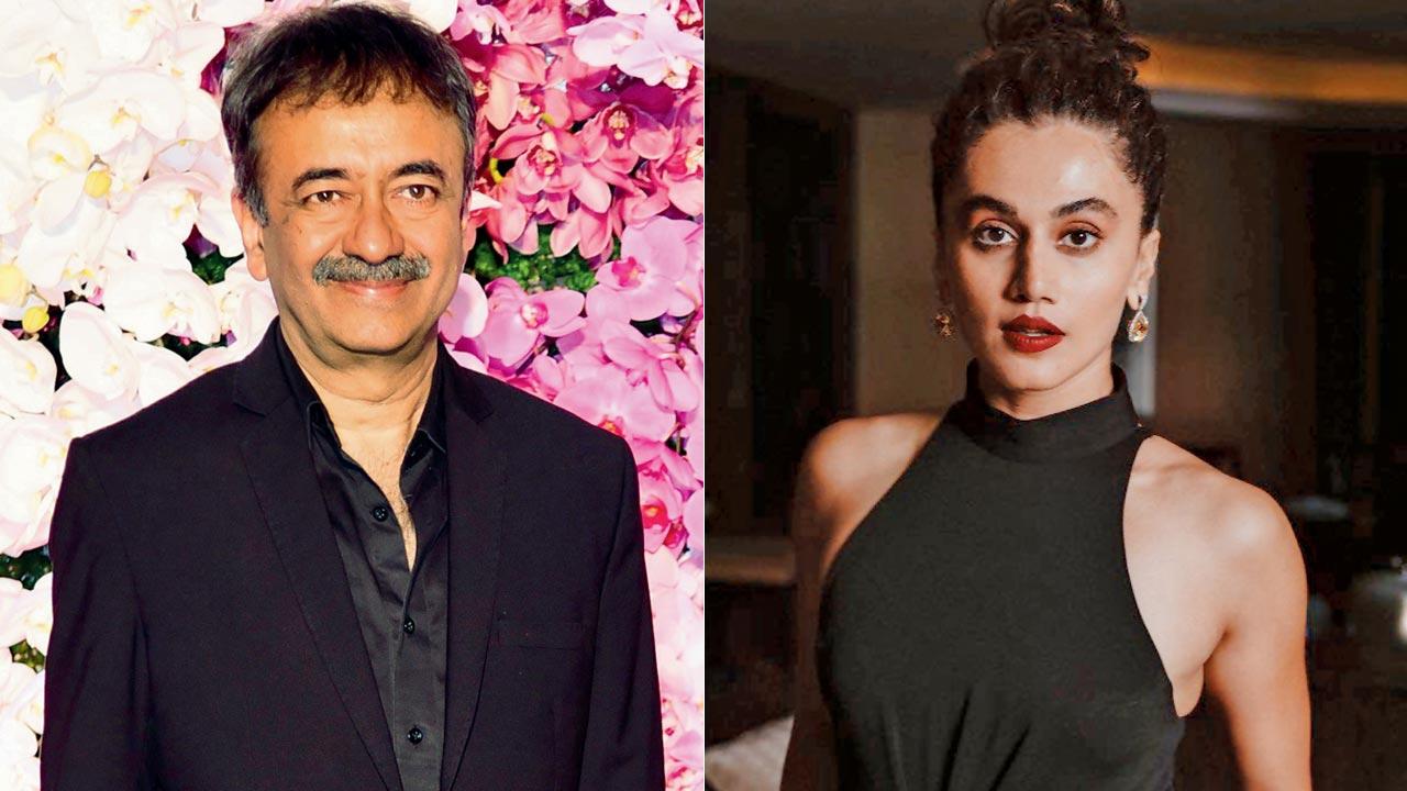 Rajkumar Hirani and Taapsee Pannu