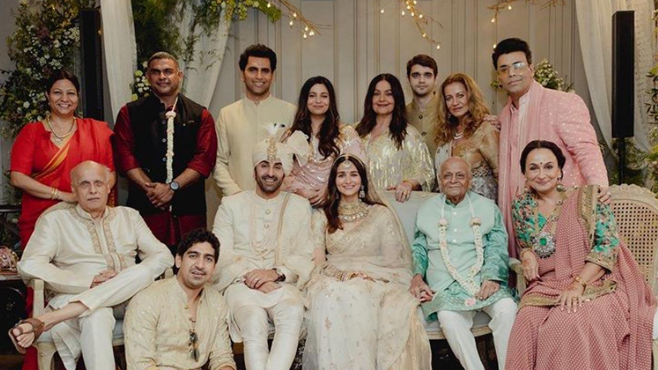 Soni Razdan shares Bhatt family picture from Alia, Ranbir's wedding