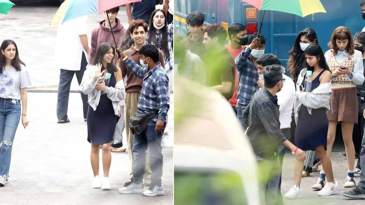 Shah Rukh Khan's daughter Suhana Khan, Sridevi-Boney Kapoor's youngest Khushi Kapoor and megastar Amitabh Bachchan's grandson Agastya Nanda have begun shooting for 'Archie Comics' film adaptation in Mumbai. The adaptation will be helmed by Zoya Akhtar. Click here to see full gallery