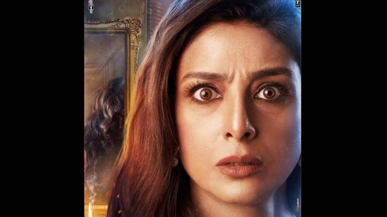 Tabu unveils her 'petrified' look from 'Bhool Bhulaiyaa 2'