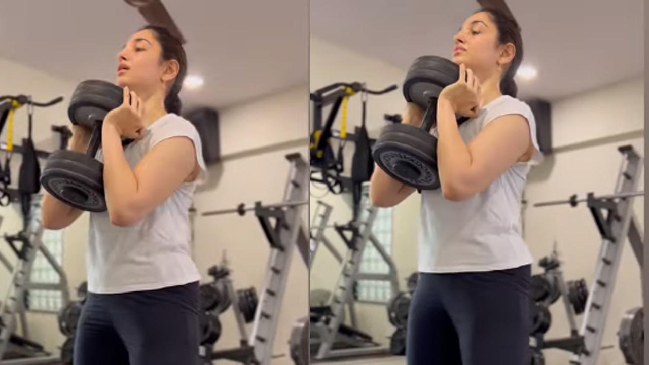 Tamannaah Bhatia is sweating hard in the gym to become 'Babli Bouncer'
