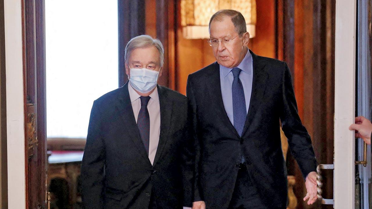 UN chief on Moscow visit