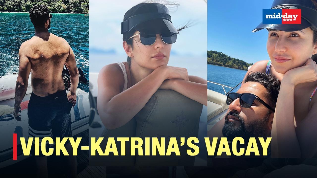 Katrina Kaif & Vicky Kaushal Return From Their Romantic Getaway