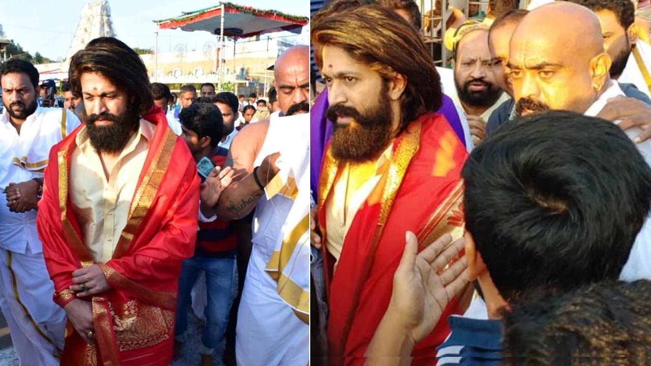 Rocking Star' Yash visits Tirumala Tirupati Devasthanams ahead of ...