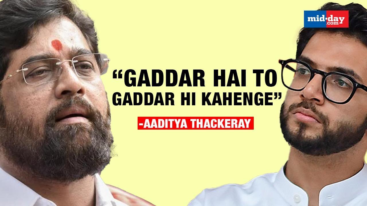 Aaditya Thackeray Takes A Dig At Maharashtra CM Eknath Shinde