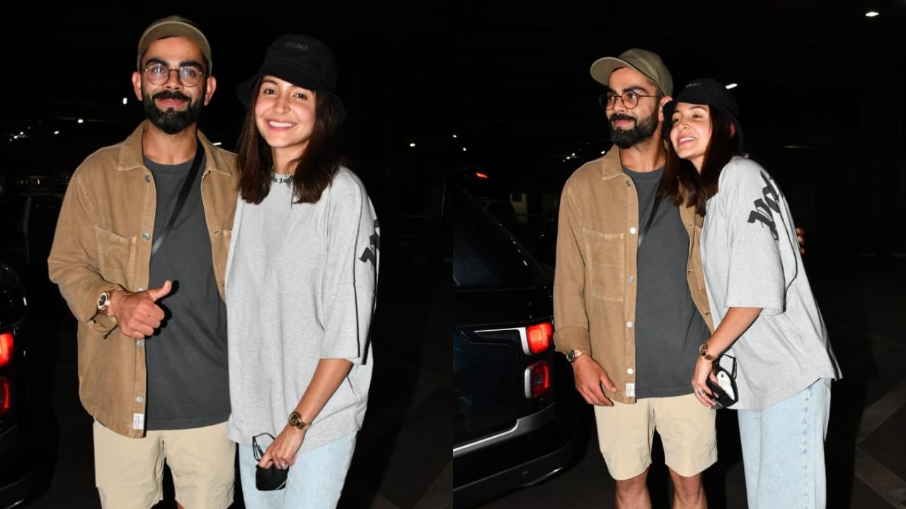 Virat-Anushka at Mumbai airport