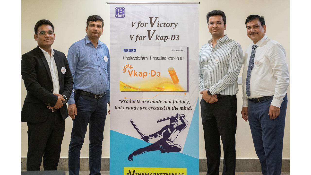 Arbro Pharmaceuticals launches Vkap-D3 for the treatment of Vitamin- D Deficiency in India
