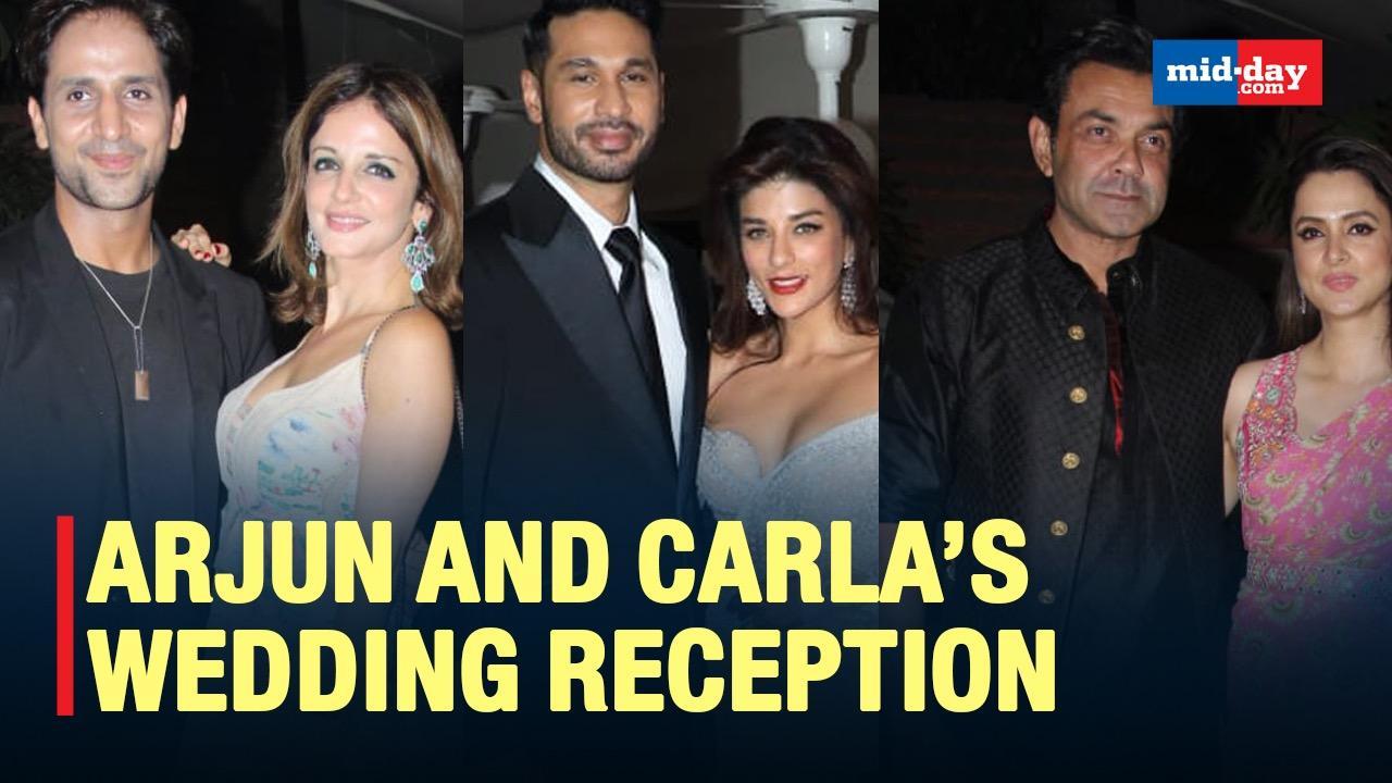 Sussanne Khan, Others Attended Arjun Kanungo And Carla Dennis Wedding Reception