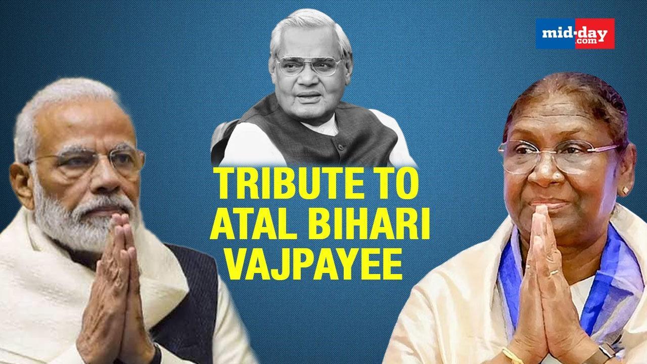 PM Modi, President Murmu Pay Tribute To Vajpayee On His Death Anniversary