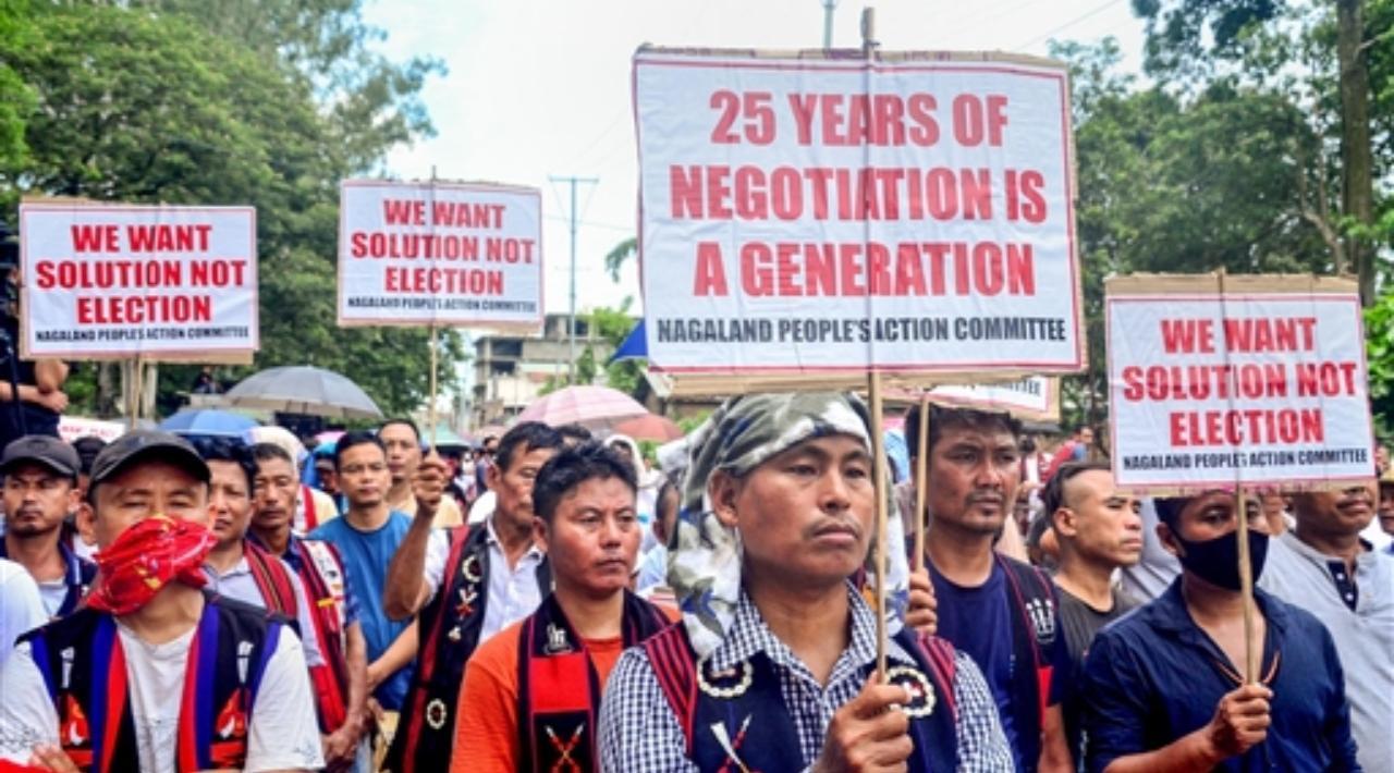Thousands join rally demanding early solution for Naga political issue