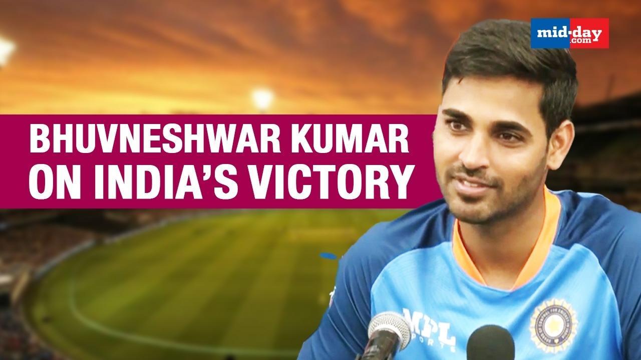 Bhuvneshwar Kumar Addresses Media Post-Victory Against Pakistan In Asia Cup