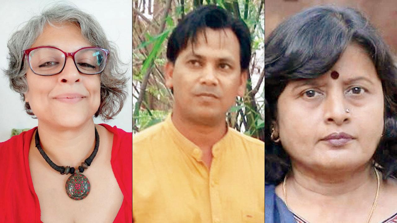 Revati Laul, Shamshad Pathan and Nirjhari Sinha