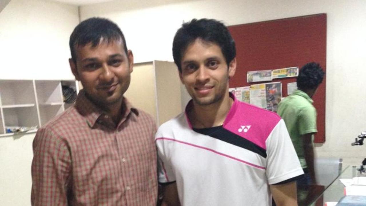 The third current badminton star at the blood drive was Parupalli Kashyap
