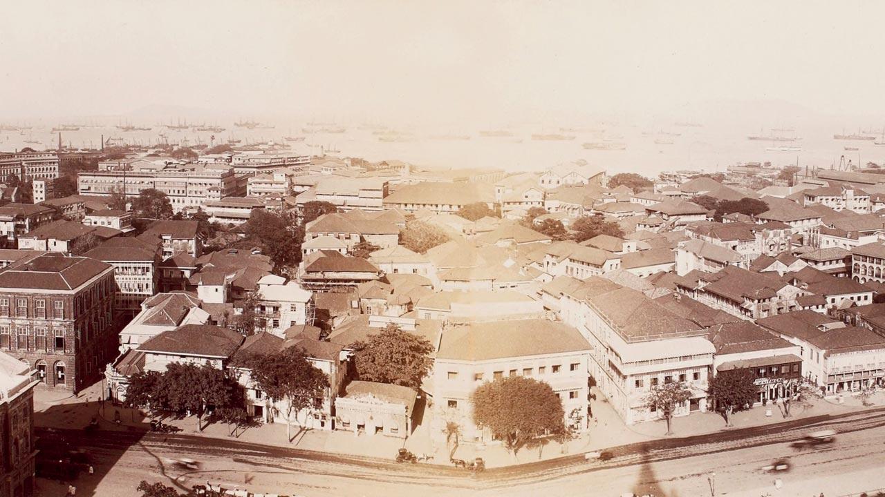 A panoramic view of Bombay, late 19th-early 20th century, by an unidentified photographer. Pic/Sarmaya Arts Foundation