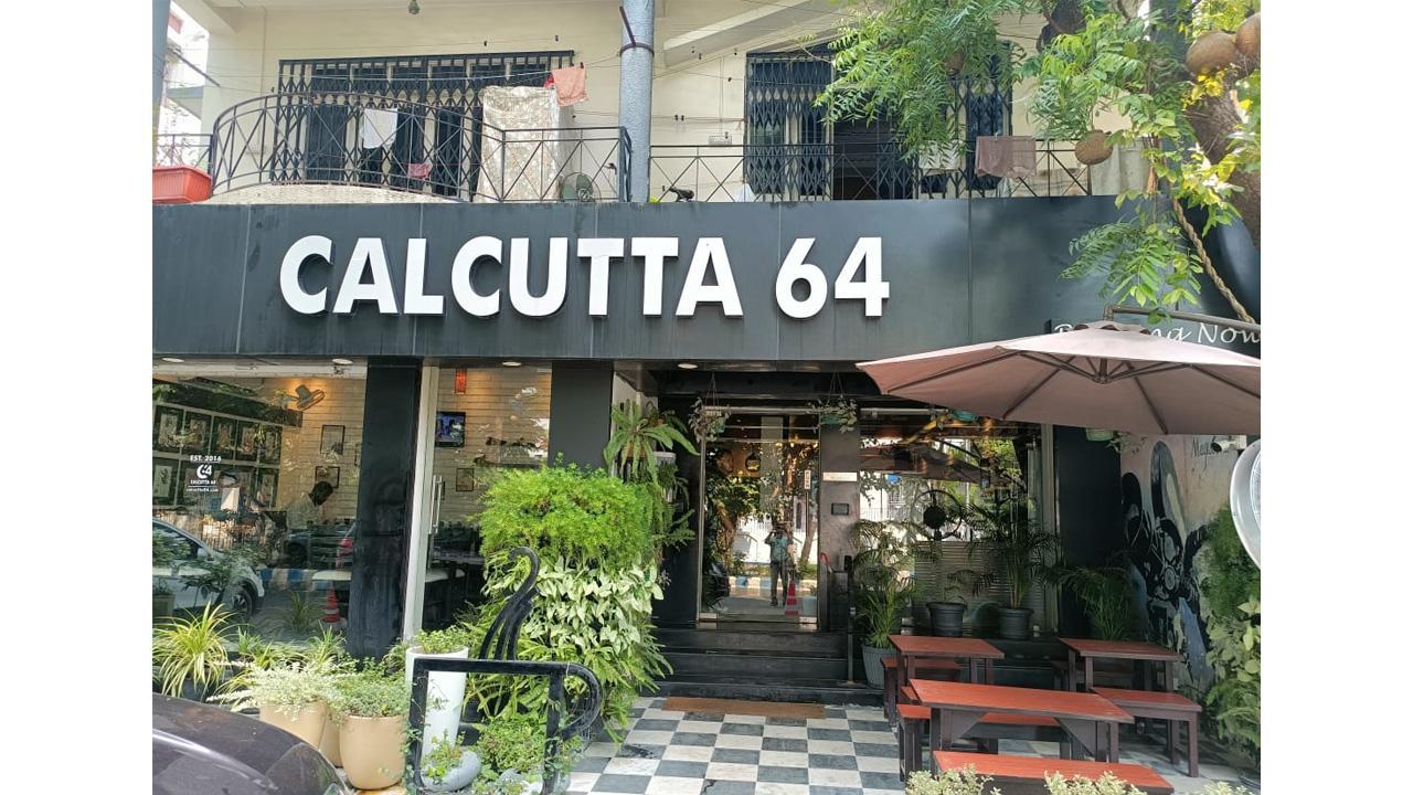 The landmark cafe of Salt Lake,  CALCUTTA 64 which has become synonymous