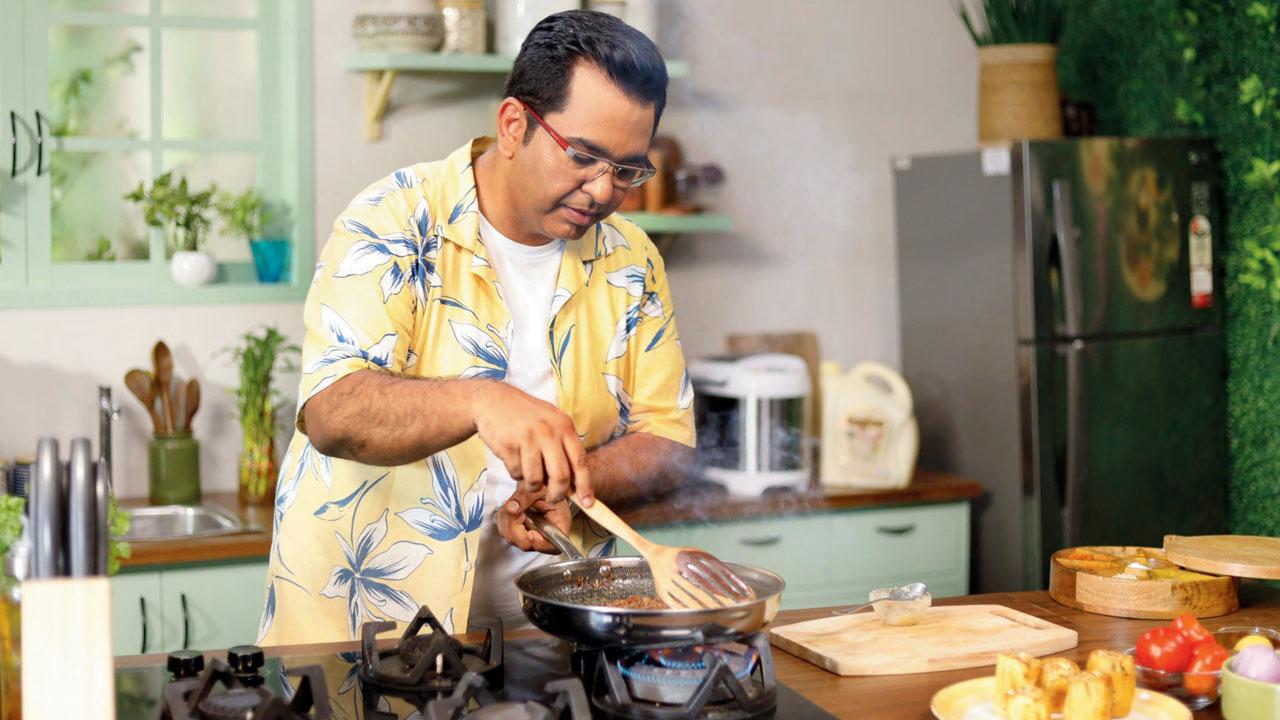 Chef Ajay Chopra is starting a dialogue around uncommon leafy vegetables and zero-waste cooking