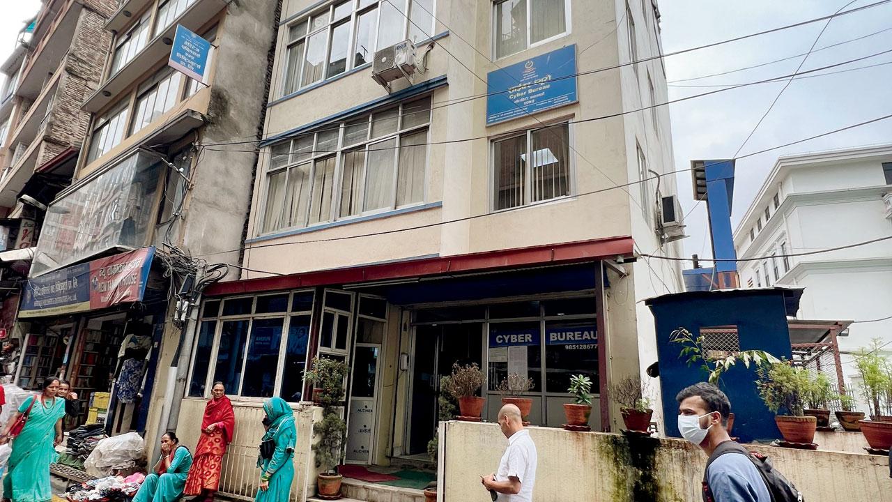 The Cyber Bureau of Nepal in Kathmandu. The agency is extracting data from the devices seized by Nepal cops