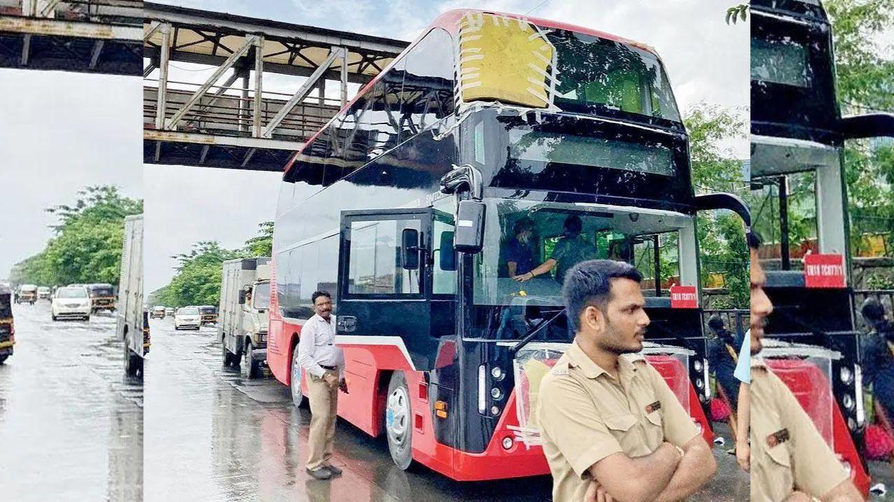Mumbai: Electric double decker bus rolls into town
