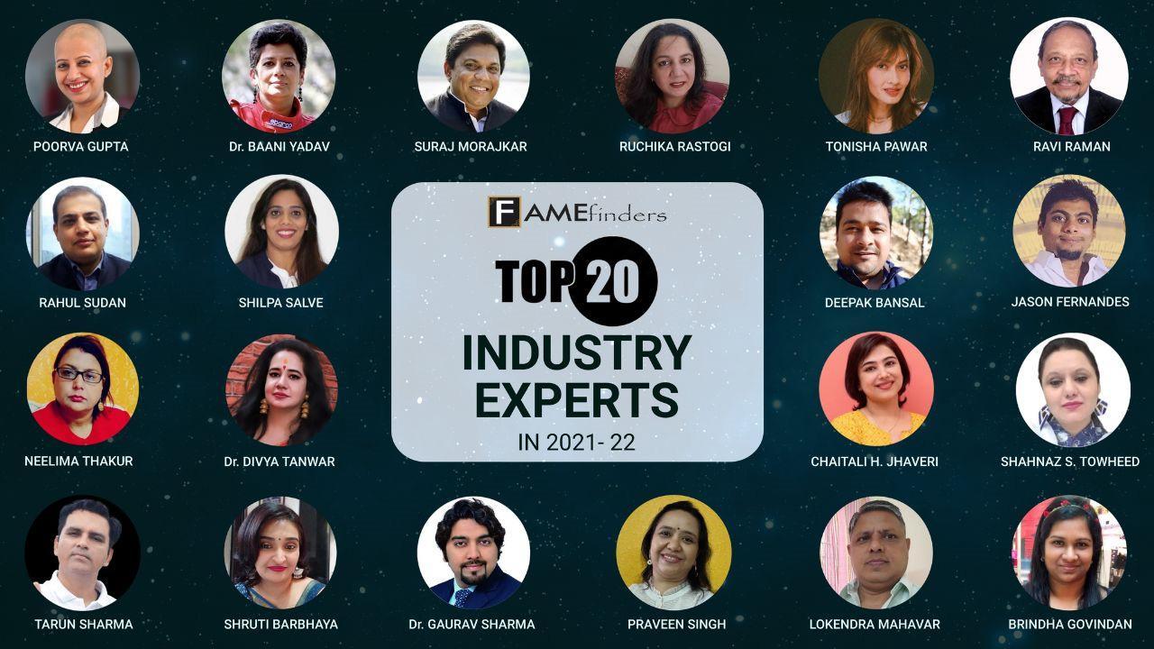 Fame Finders Introduces the Top 20 Industry Experts of the year 2021-22 picture