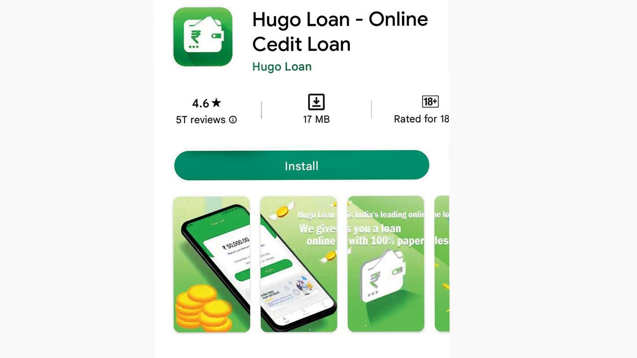 The victim downloaded Hugo Loan app from a social media platform