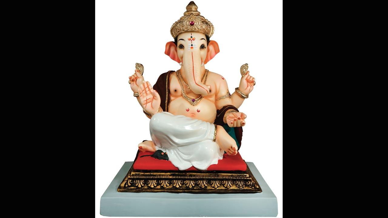 With over 450 workshops, Hamrapur is the epicentre of the idol making business in Pen, Raigad district, supporting 15,000-plus karigars and artisans  