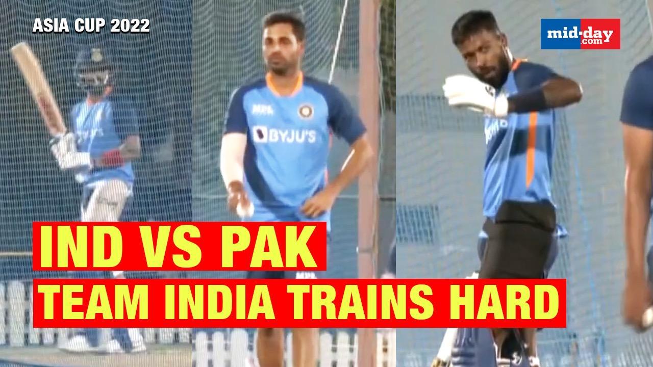India Vs Pakistan: Watch Team India’s Practice Session In Dubai Ahead Of Game