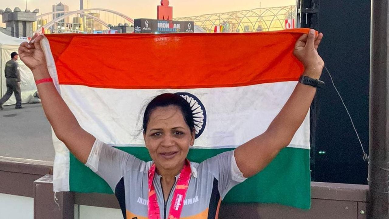 Nashik cop becomes first woman in Maharashtra Police force to complete Ironman competition