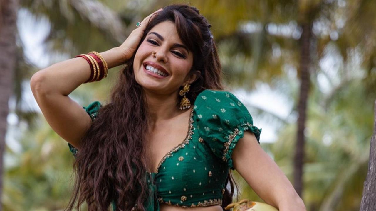 Jacqueline Fernandez shares BTS video from sets of 'Vikrant Rona' song 'Ra Ra Rakkamma'