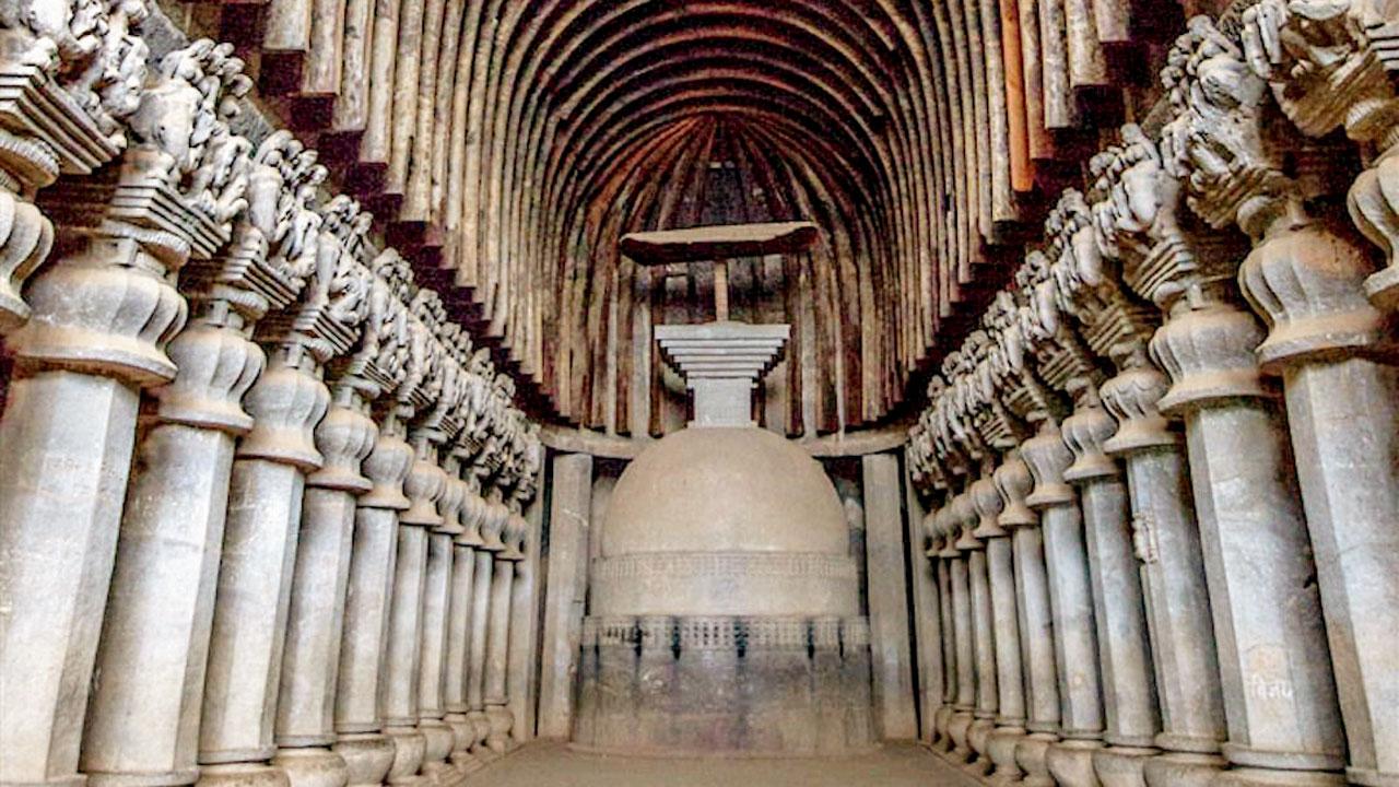 Karla Caves. Pics courtesy/Wikimedia Commons