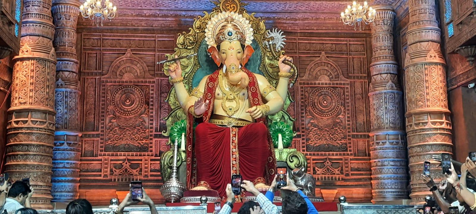 Ganeshotsav 2022: First look of Lalbaugcha Raja; see pics Ganeshotsav 2022: First look of Lalbaugcha Raja; see pics