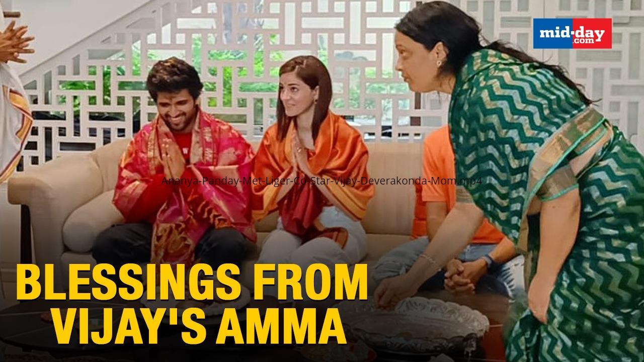 When Ananya Panday Met Liger Co-Star Vijay Deverakonda's Mom In Hyderabad