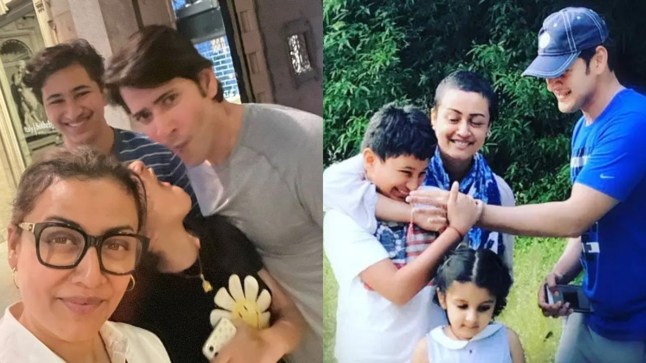 Mahesh Babu's candid pictures with wife Namrata Shirodkar and kids