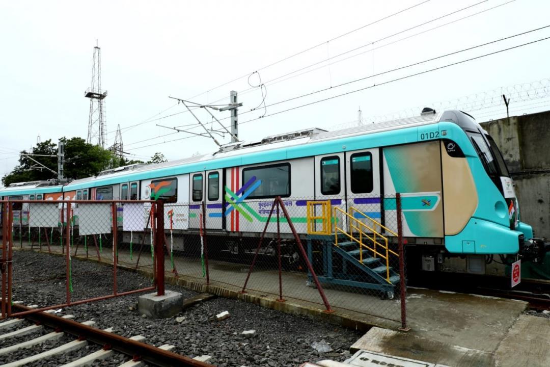 MMRC begins charging of 8 coaches of first prototype train for Metro-3 corridor