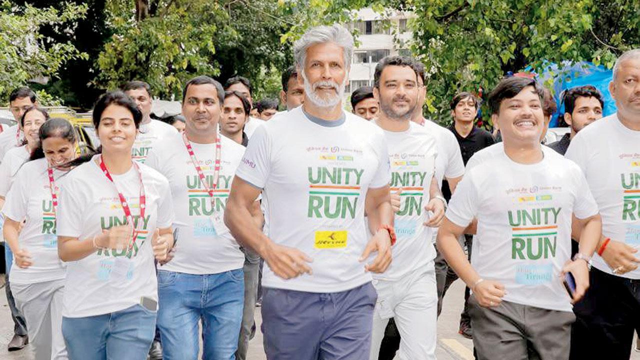 Mumbai: Uber cool Milind Soman heats up Azadi ka Amrit Mahotsav