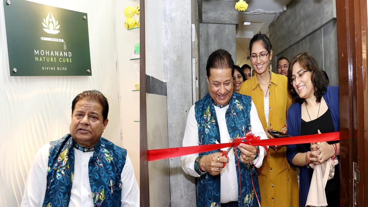 Padma Shree Anup Jalota inaugurates Dr Pushpa Sharma's MOHANAND NATURE CURE CLINIC