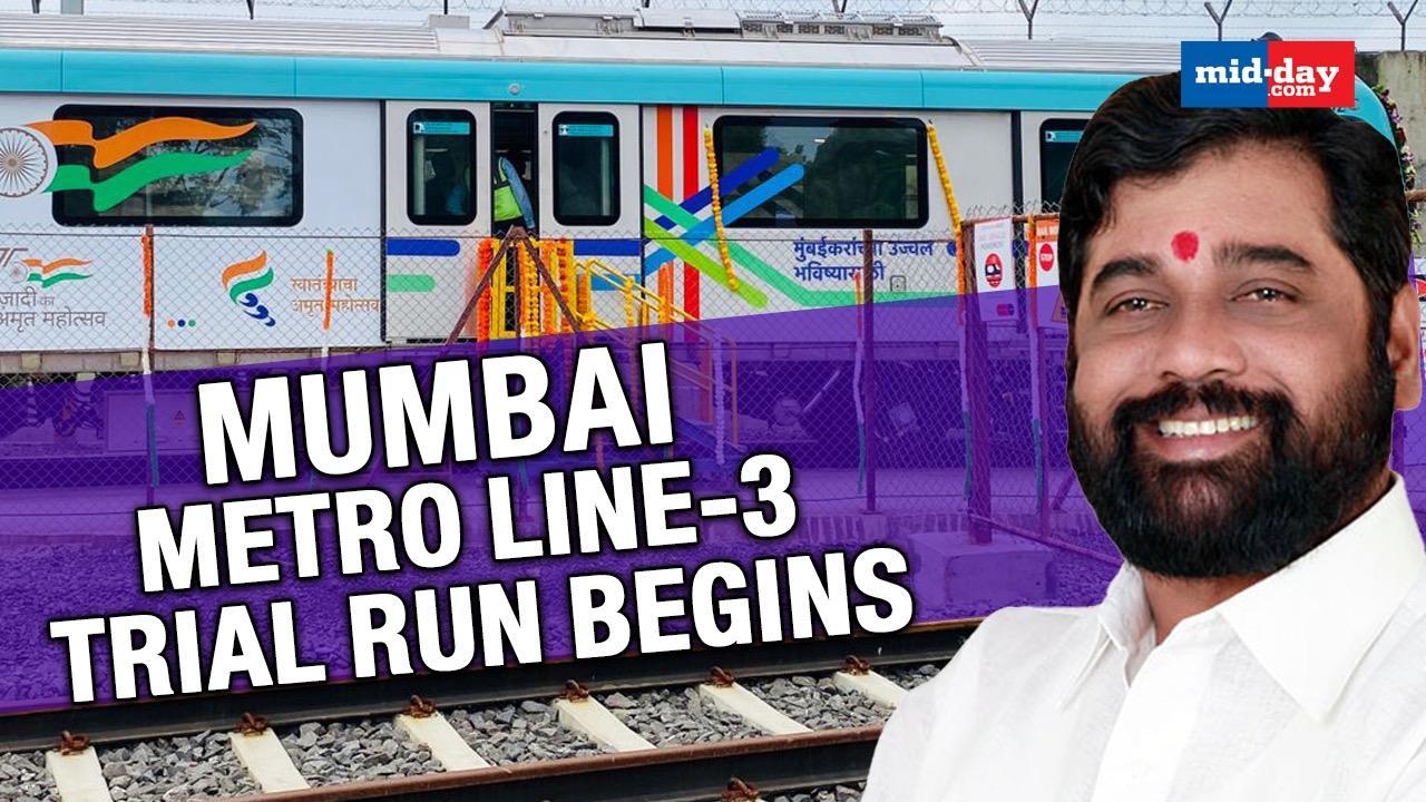Trial run of Mumbai's Colaba-Bandra-SEEPZ Metro line 3 begins