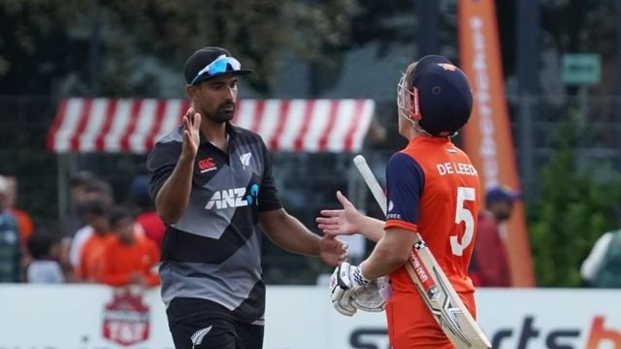 NZ edge Netherlands by 16 runs to win first T20I