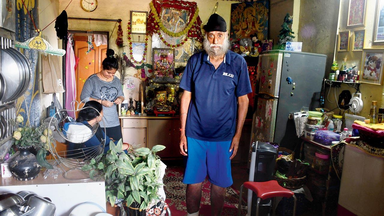 Harminder Singh has been living in building no. 7 since childhood