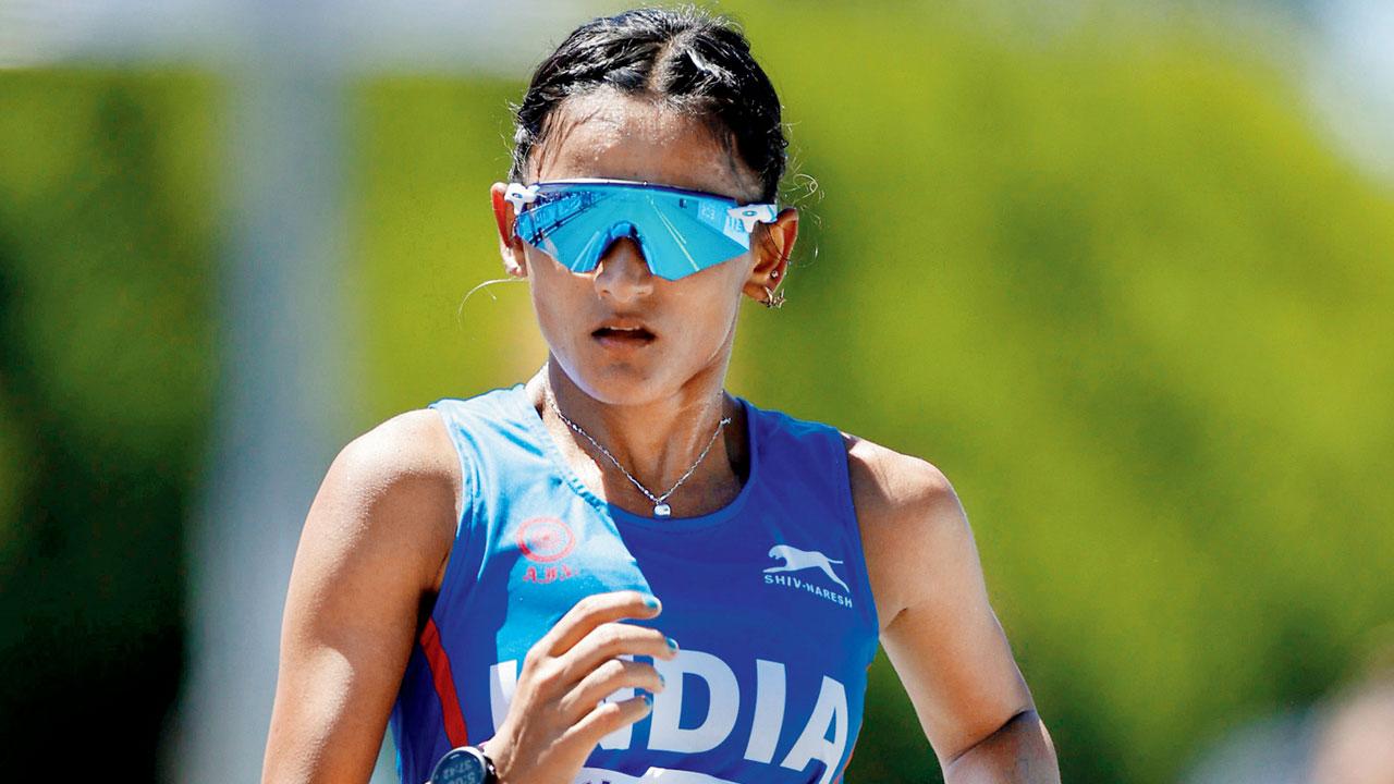 Priyanka Goswami. Pic/AFP