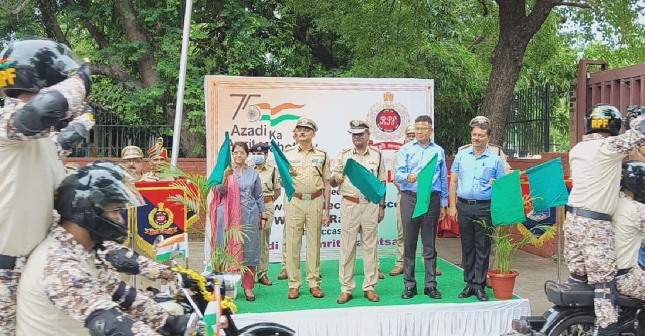 RPF’s motorcycle rally flagged off from Sabarmati to New Delhi as part of ‘Azadi Ka Amrit Mahotsav’