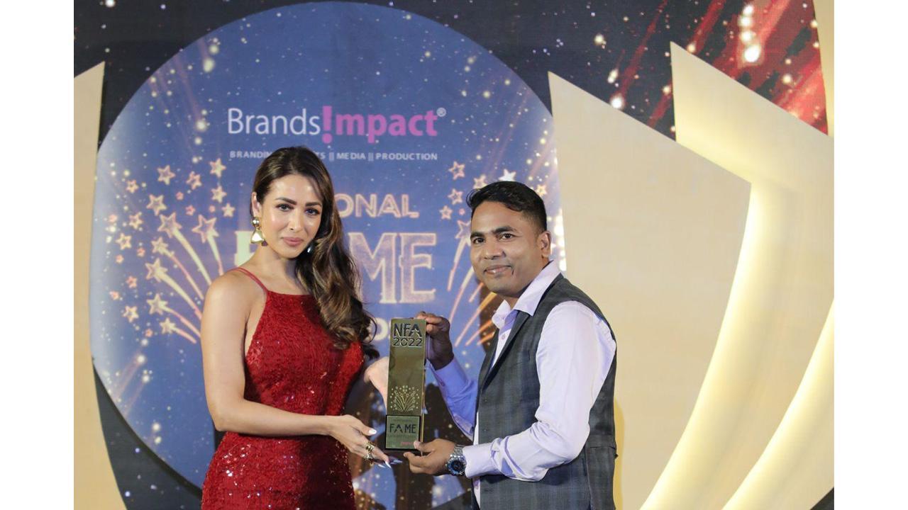 Rajesh Kewat Conferred with Businessman of the Year Award at Brands Impact NFA 2022