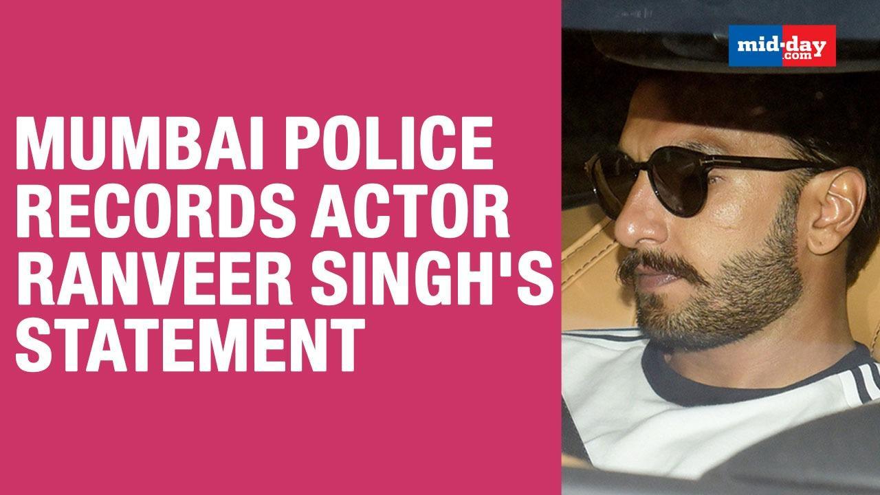 Mumbai Police Records Actor Ranveer Singh's Statement