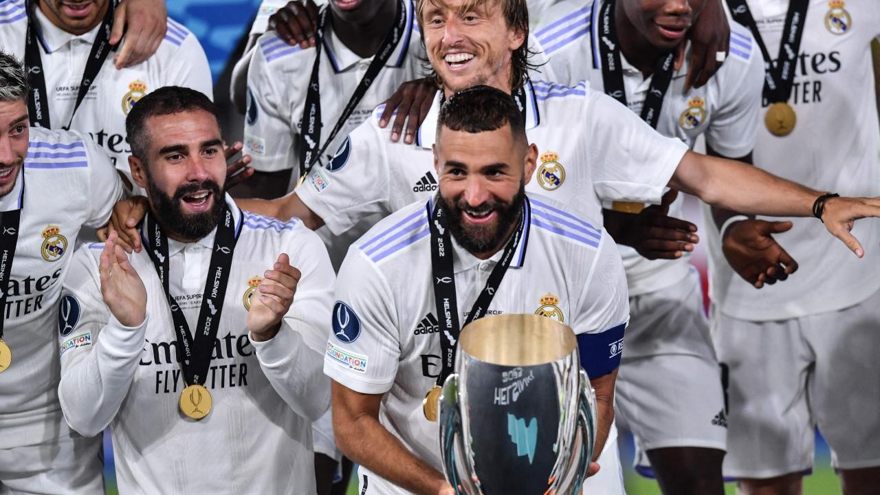 UEFA Super Cup: Real Madrid ease to 2-0 win over Eintracht Frankfurt