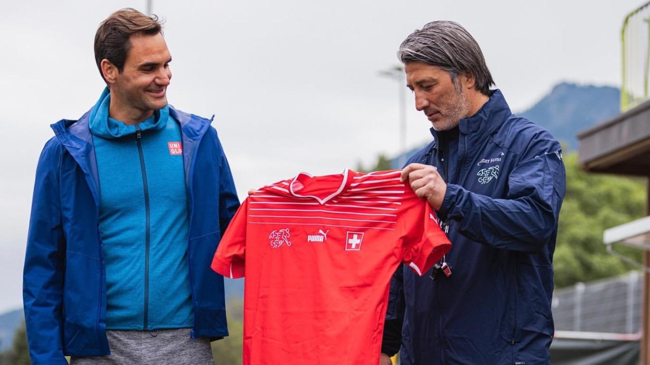 Federer is an ardent supported of his hometown football club FC Basel. Picture Courtesy/ Official Instagram account of Roger Federer