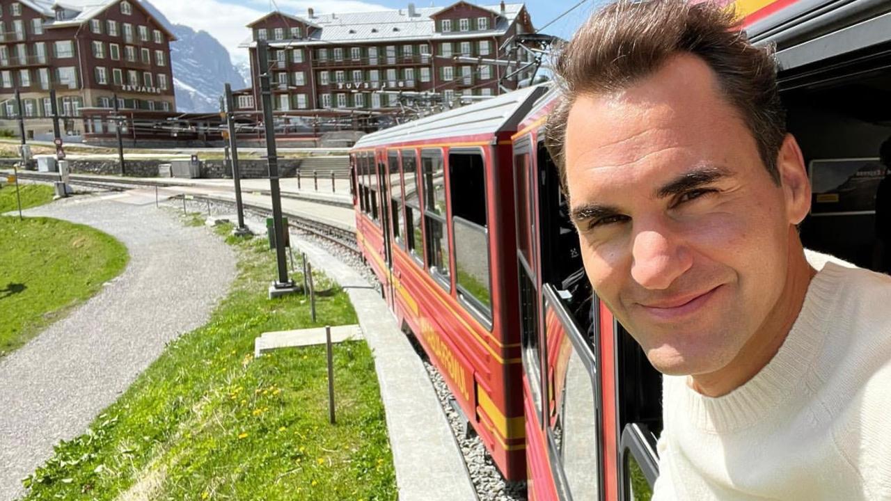 His hometown of Basel honoured him by naming a train 'The Federer Express' 'after the tennis star. Picture Courtesy/ Official Instagram account of Roger Federer
