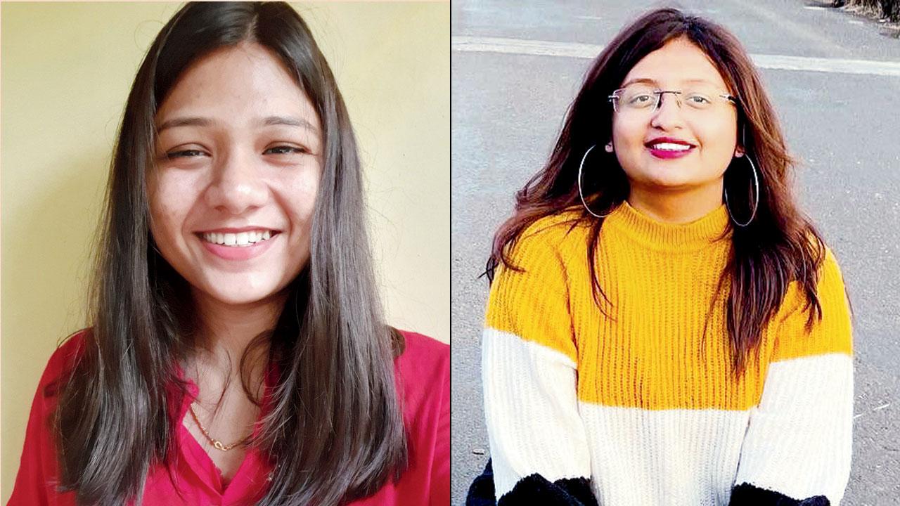 (Left) Sana Shaikh; (right) Parija Kopergaonkar