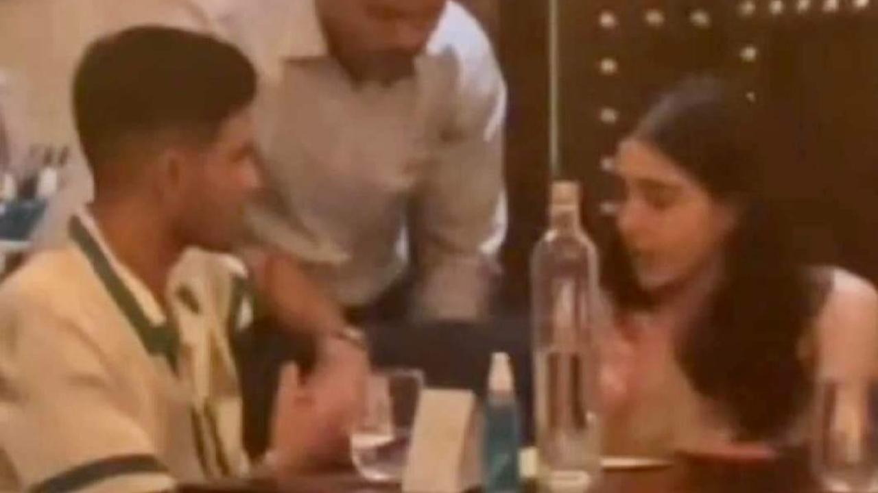 Sara Ali Khan's dinner date picture with cricketer Shubman Gill goes viral; netizens react with memes