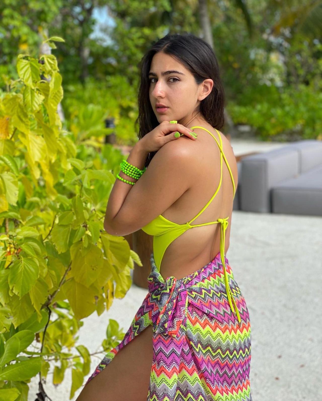 The 27-year-old actress is an avid traveller who cannot get enough of the beaches and the mountains. She never fails to stun her fans with her holiday pictures. This time it's her beachwear collection that has her eyes. The actress never misses the opportunity to flaunt her toned body in top-notch beachwear